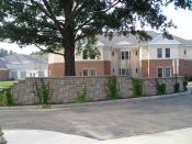 Retaining wall, Richmond, Virginia